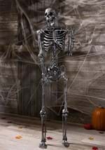 Life Size Silver Skeleton Decoration Alt 1