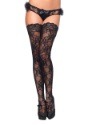 Stay Up Floral Lace Thigh Highs