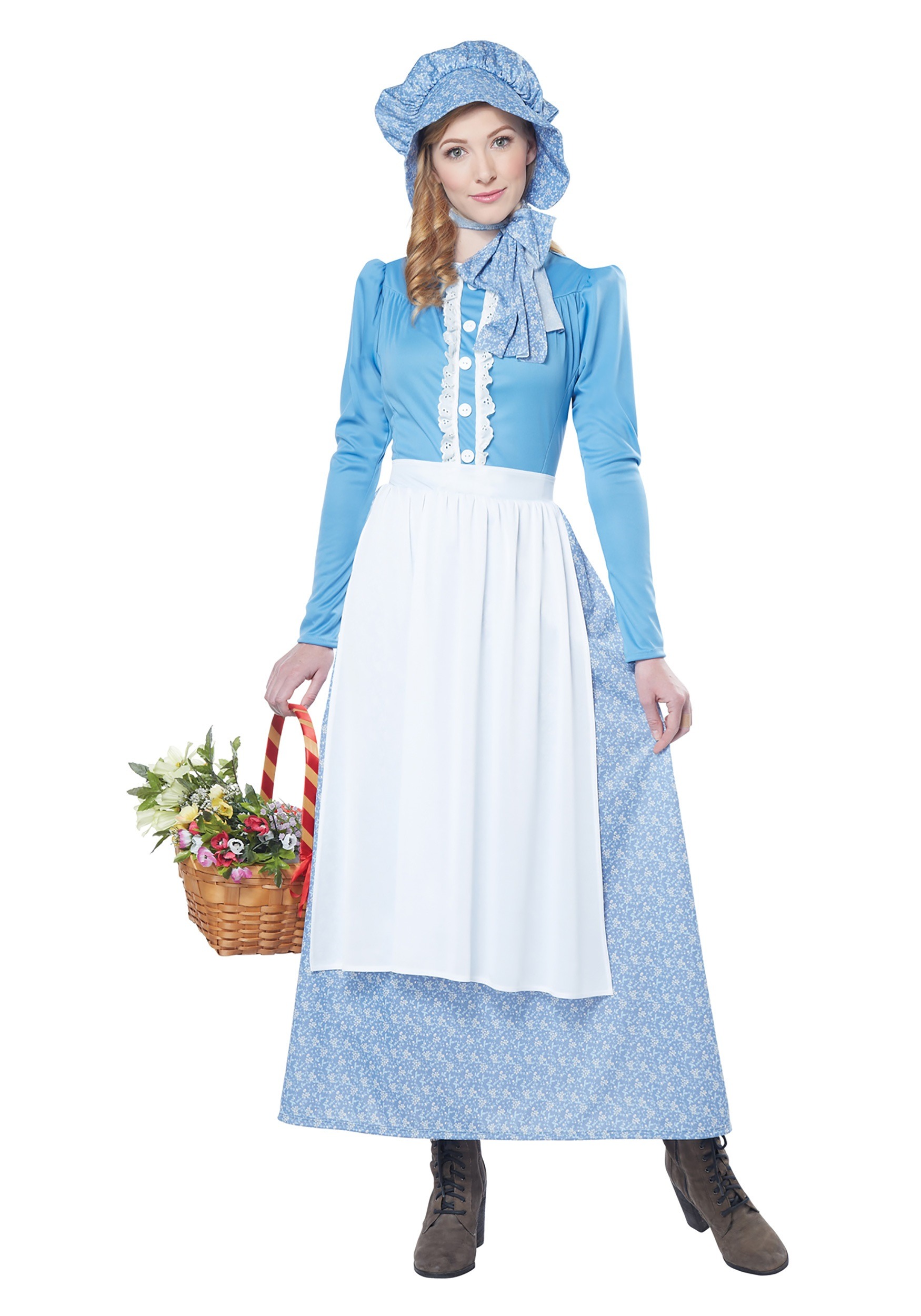 Womens Pioneer Woman Costume Sz Medium 8-10, Women's, Size: Medium (8-10), Blue