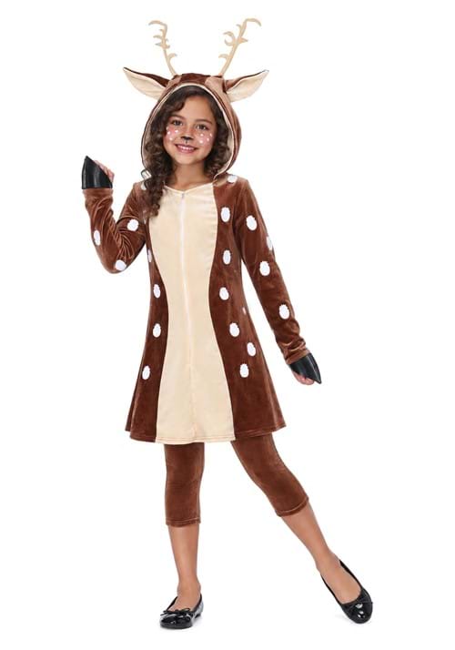 Girls Fawn Costume Dress New Main
