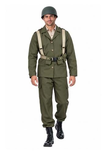 Deluxe WW2 Soldier Costume Main 1