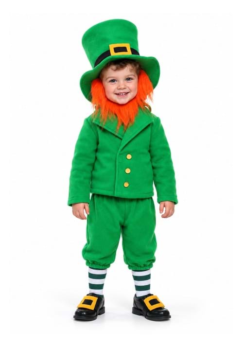 Wee Little Toddler Leprechaun Costume New Main
