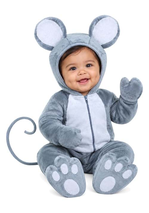 Grey Baby Mouse Costume for Infants new