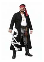 Plus Size Pirate Flag Captain Mens Costume New Main