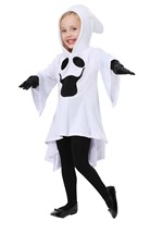 Toddler Girls Gorgeous Ghost Costume Alt 1