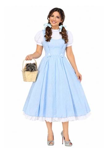 Women's Deluxe Kansas Girl Costume Dress upd
