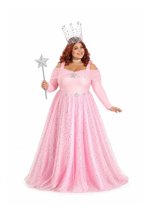 Plus Deluxe Pink Witch Dress Costume UPD 1