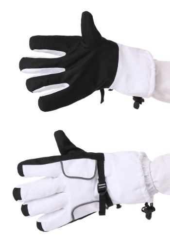 Astronaut Adult White Gloves