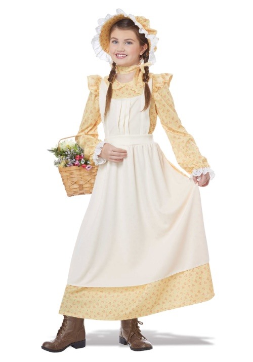 Girls Prairie Girl Costume