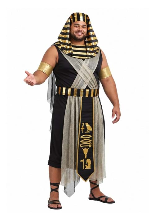 Plus Size All Powerful Pharaoh Costume for Men New Main