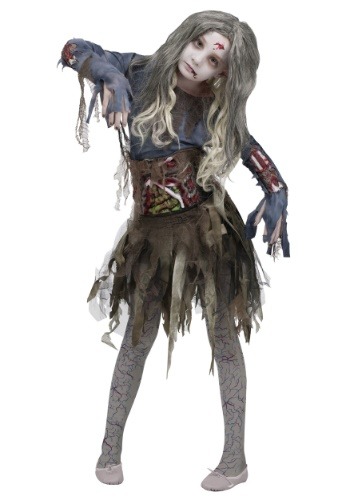 Girls Zombie Costume