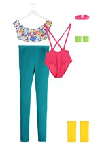Women's Work It Out 80's Costume Alt 6