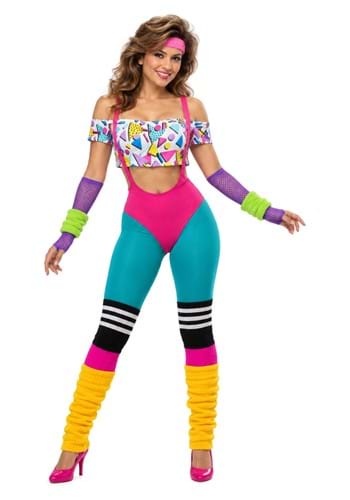 Womens Work It Out 8's Costume New Main