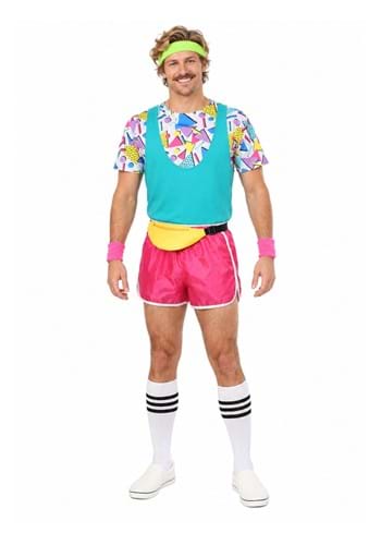Men's Work It Out 80s Costume New Main