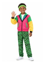 Boy's 80's Jock Costume Alt 1
