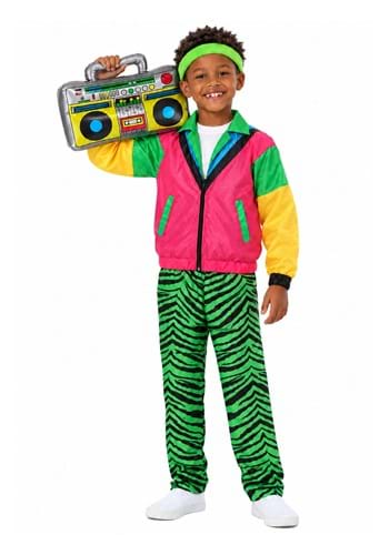 Boys 80s Jock Costume New Main