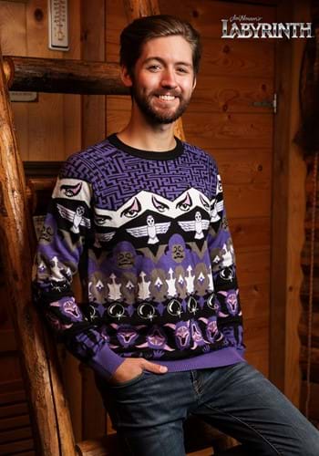 Adult Labyrinth Character Ugly Christmas Sweater Alt 3