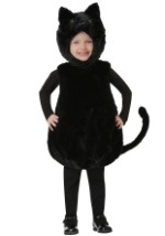 Toddler's Bubble Body Black Kitty Costume