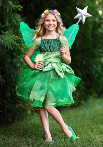 Fairy Halloween Costume Kids Disney Fairies TinkerBell Costume For Children  Costume With Wings
