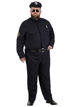 Plus Men's Cop Costume Alt 8