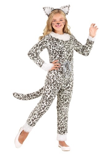 Girl's Snow Leopard Costume 1