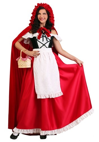 Women's Deluxe Red Riding Hood Costume new main