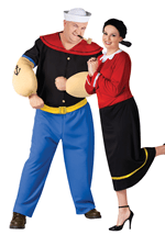 Men's Plus Size Popeye Costume