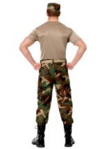 Men's Camo Soldier Costume Back