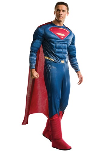 Mens Deluxe Justice League Superman Costume