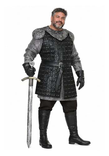 Men's Plus Size Wolf Warrior Costume upd