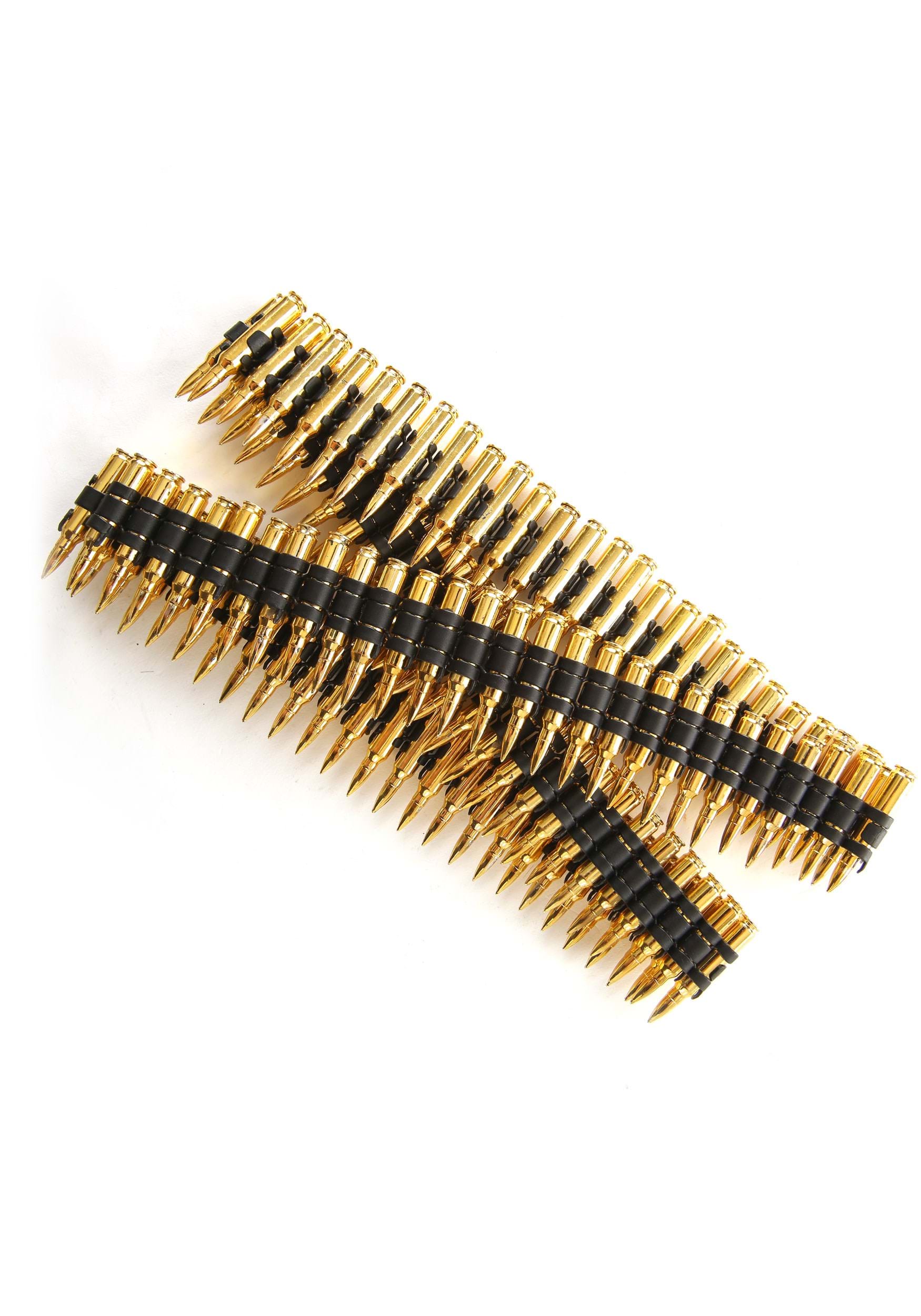 thumbnail image 2 of Role Party Army Bullet Belt Bandolier - Plastic, One Size, Costume Accessory 2 of 4