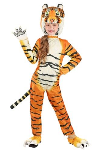 Child Realistic Tiger Costume Alt 3