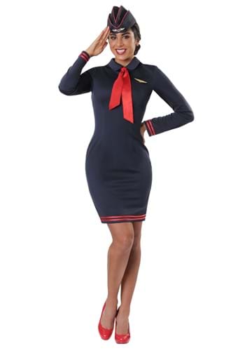 Women's Workin' the Skies Flight Attendant Costume