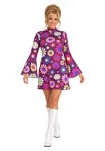Adult Groovy Flower Power Costume new