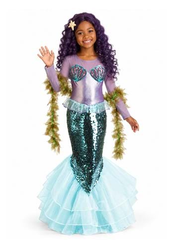 Girls Pretty Purple Mermaid Costume New UPD 1
