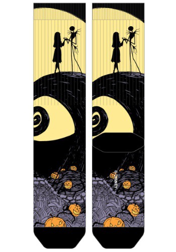 Nightmare Before Christmas Hill Sublimated Socks for Adults