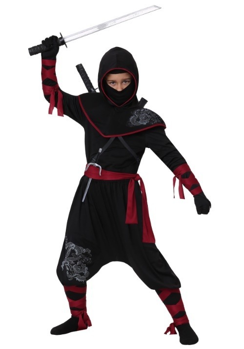 Deadly Ninja Costume For Boys