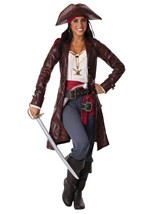 Women's Pretty Pirate Captain Costume Alt 2