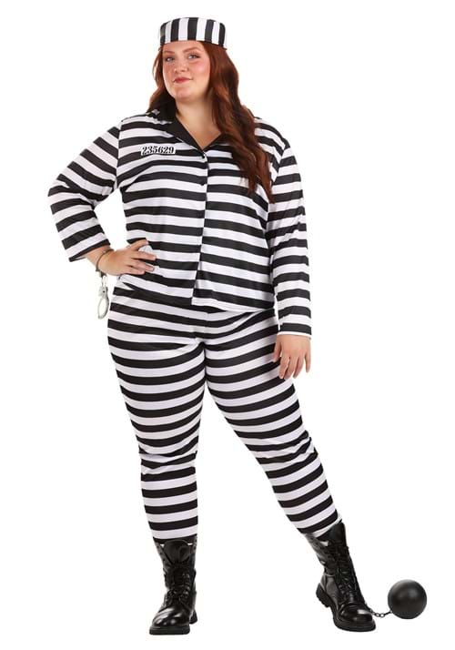 Women's Plus Size Incarcerated Cutie Costume