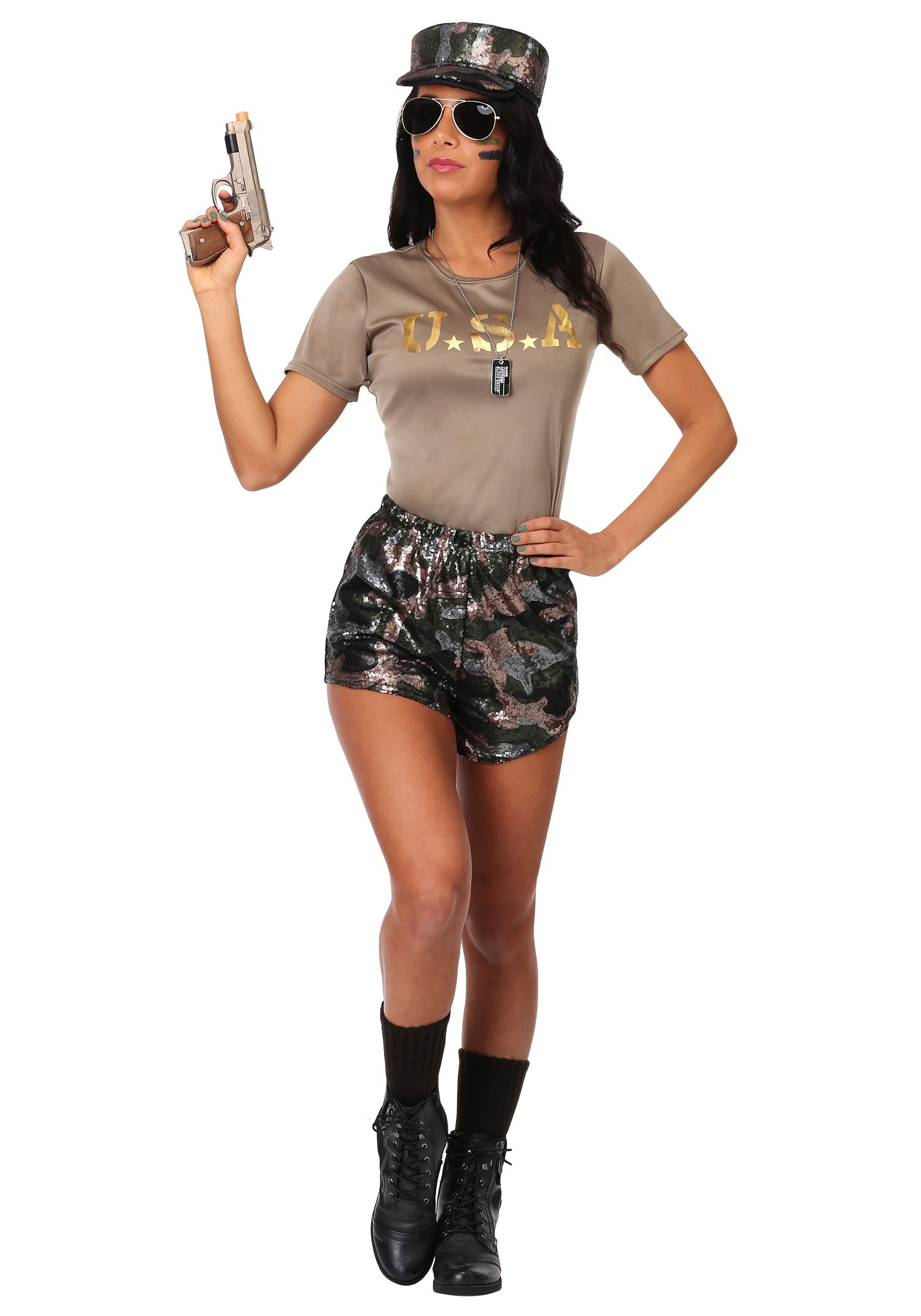 Boot Camp Babe Womens Costume