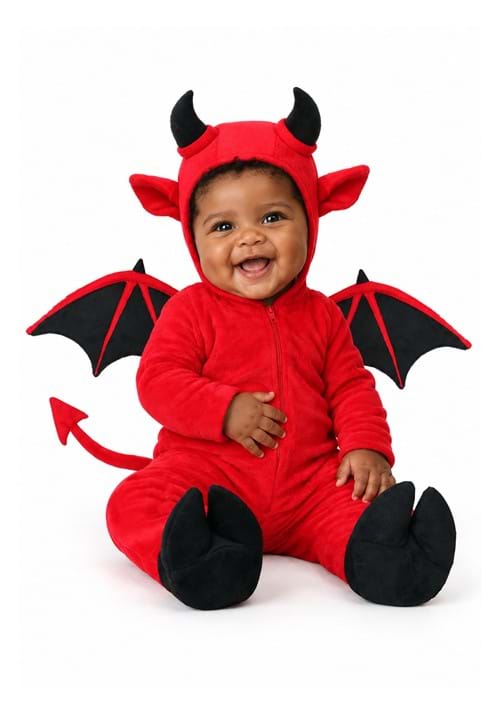 Infant Adorable Devil Costume New Main