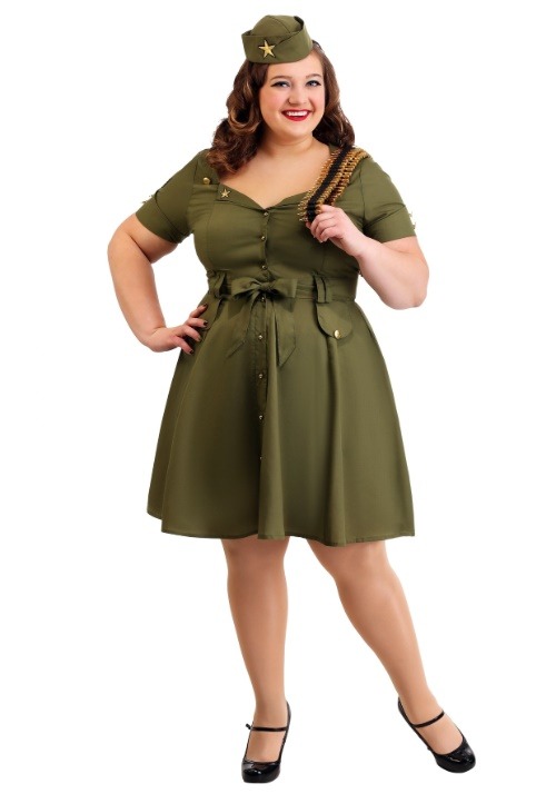 Plus Size Vintage Combat Cutie for Women