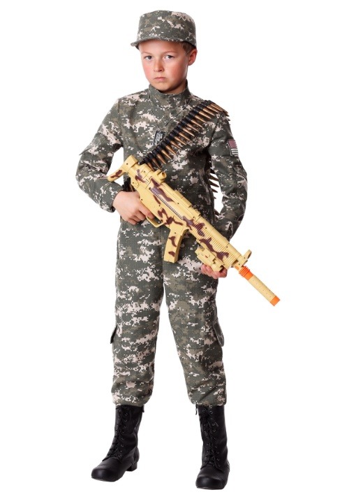 Boy's Modern Combat Soldier Costume