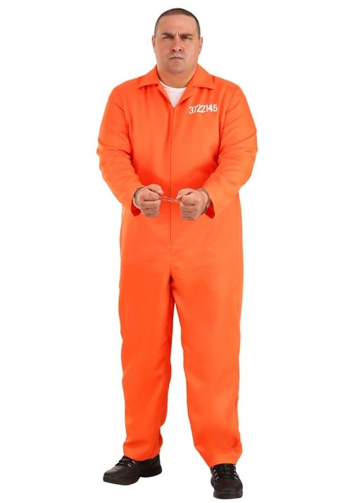 Plus Men's Prison Jumpsuit