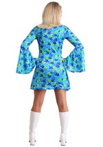 Women's 70s Wild Flower Dress Costume Alt 7