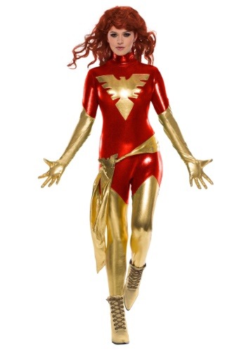 Adult Women's Red Phoenix Costume