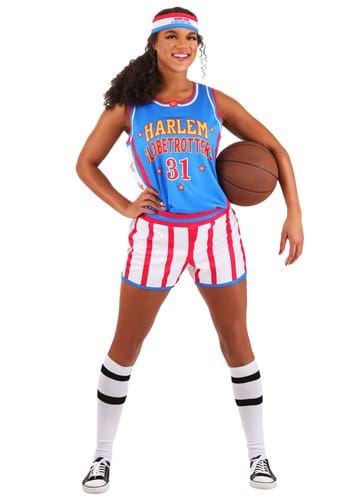 Women's Harlem Globetrotters Uniform Costume-1