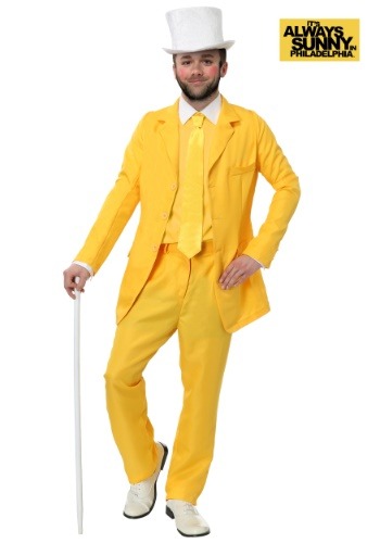 Always Sunny Dayman Yellow Suit Plus Size Costume