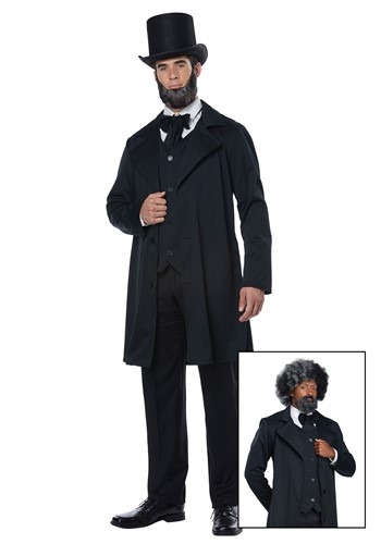 Adult Abraham Lincoln/Frederick Douglass Costume Update Main
