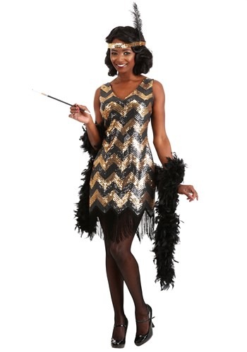 Womens Dolled Up Flapper Costume